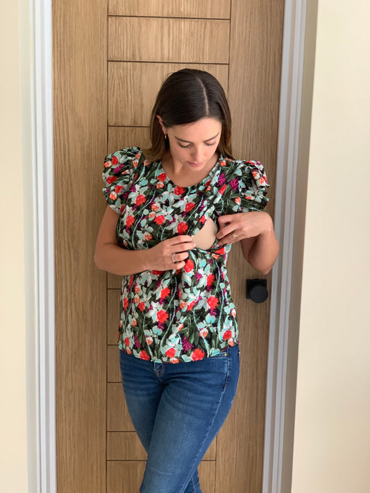 Blusa de lactancia, Andy estampado andres