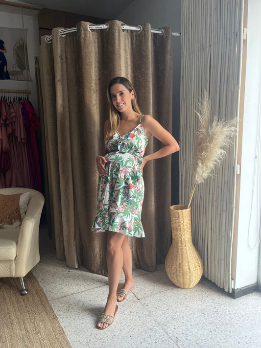 Vestido de maternidad, Sarah floreado
