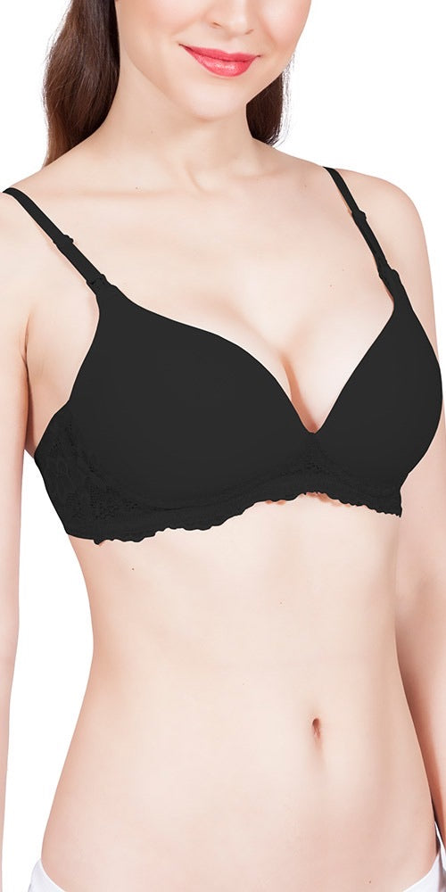 Brassier lactancia encaje , color negro