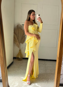 Maternity dress, Britany yellow
