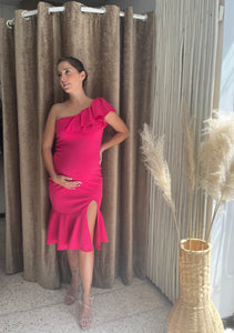 Maternity dress, Aurelia pink barbie