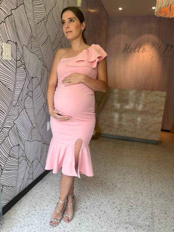 Maternity dress, Aurelia light pink