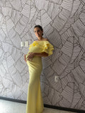 Maternity dress, Alejandra yellow