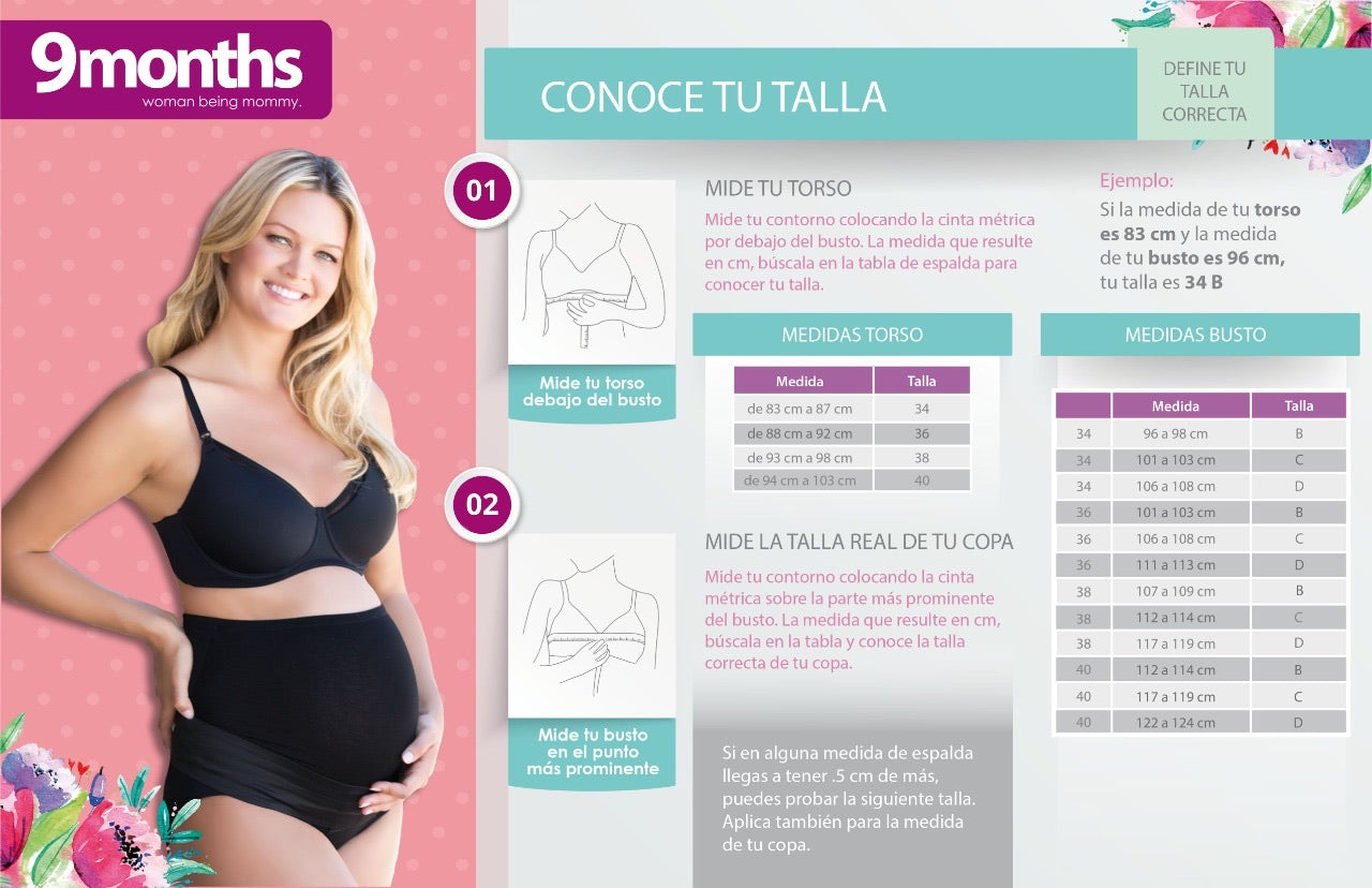 Brassier lactancia encaje , color negro