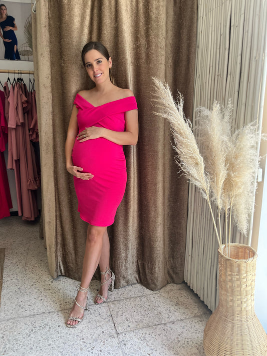 Vestido de maternidad, viridiana rosa barbie