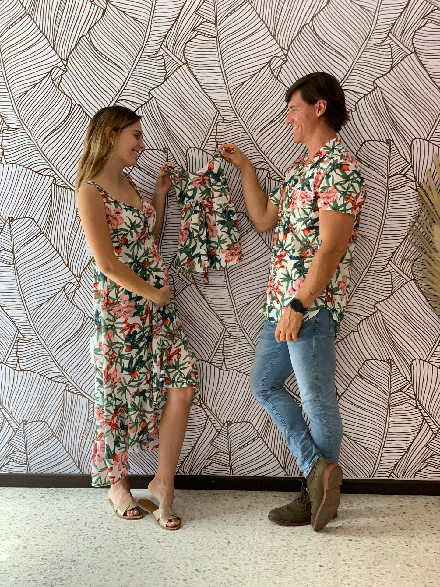 Match family white flowery