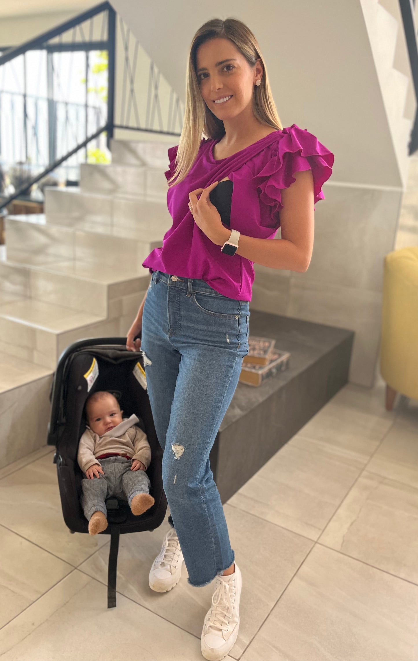 Blusa de lactancia, Adri mulberry