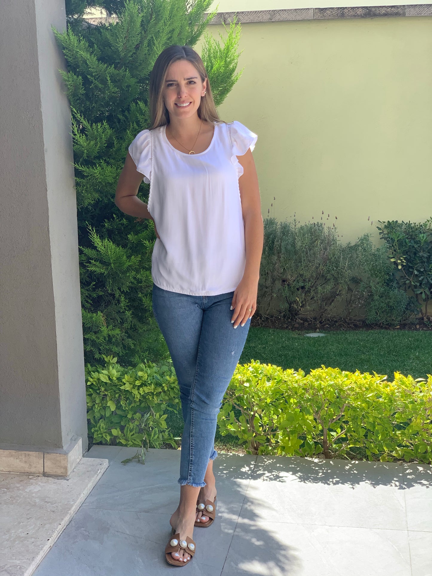 Blusa de lactancia, Andy blanca