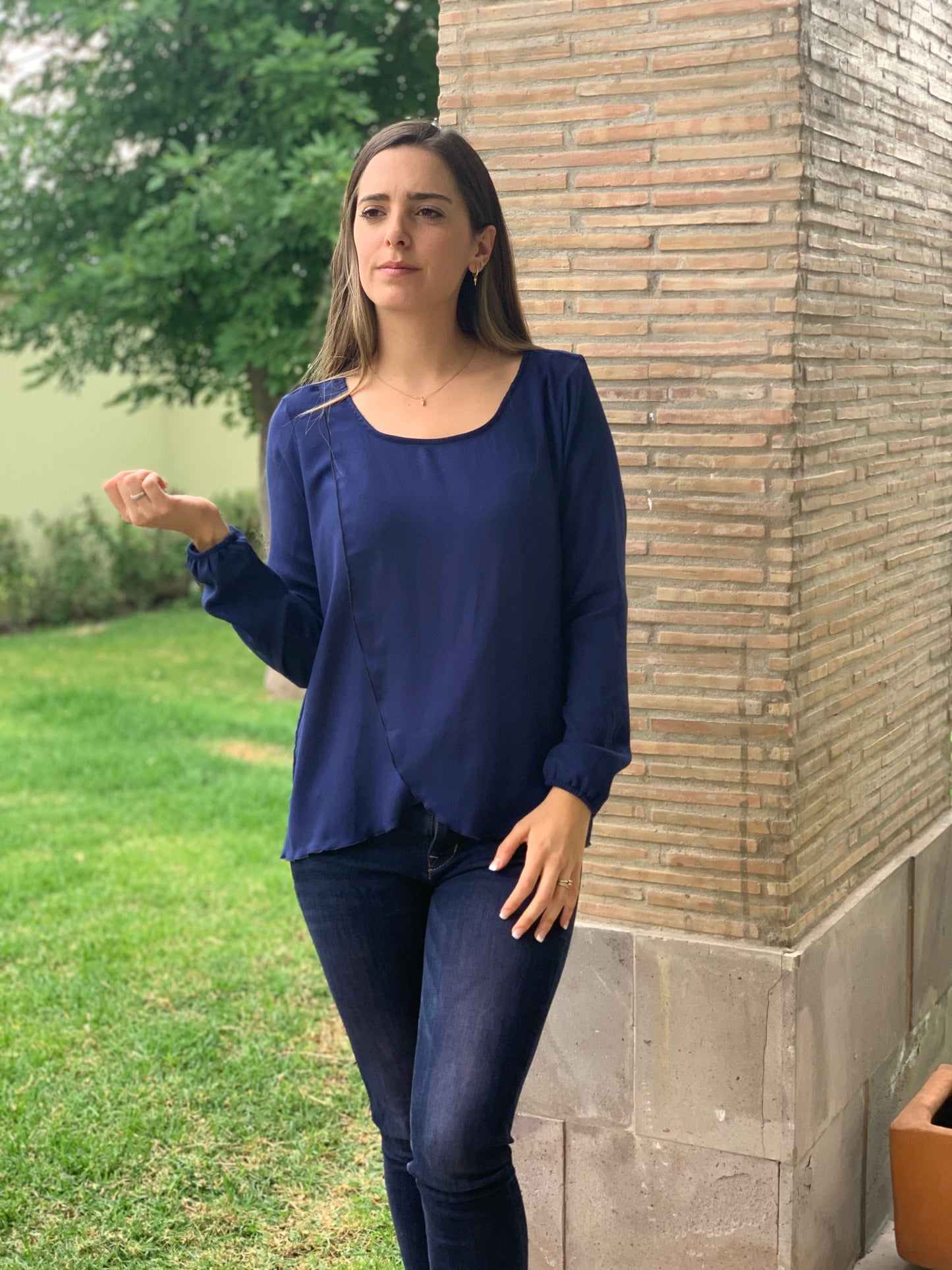 Blusa de Lactancia, Diana Azul Rey