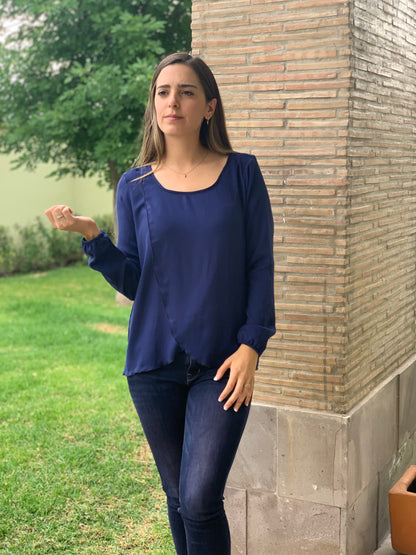 Blusa de Lactancia, Diana Azul Rey