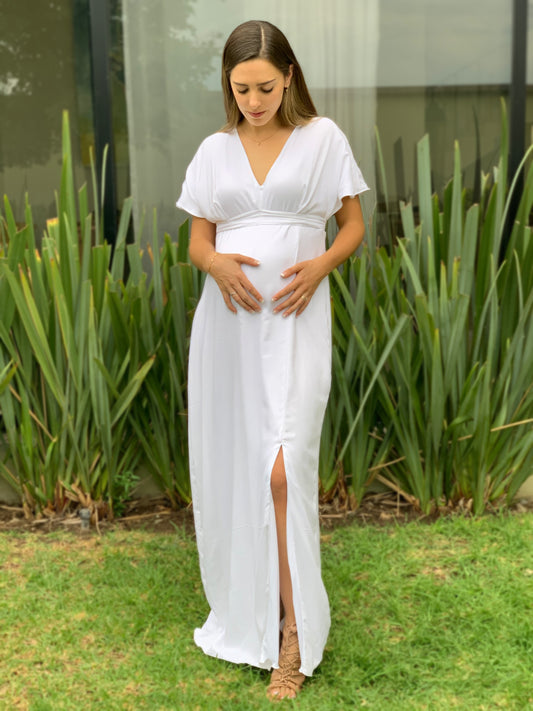 Vestido de maternidad, Love blanco