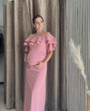 Vestido de maternidad, Alejandra rosa fuerte
