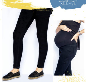 BB plain black maternity jeans